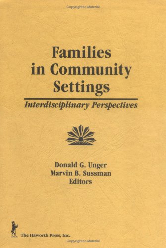 Book cover for Families in Community Settings