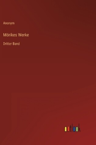 Cover of Mörikes Werke