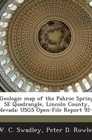 Cover of Geologic Map of the Pahroc Spring Se Quadrangle, Lincoln County, Nevada