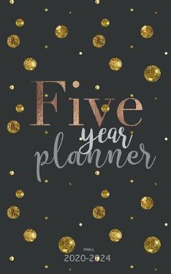 Book cover for five year planner 2020-2024 small