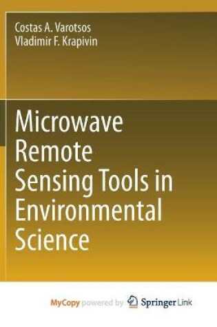 Cover of Microwave Remote Sensing Tools in Environmental Science