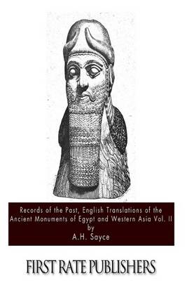 Book cover for Records of the Past, English Translations of the Ancient Monuments of Egypt and Western Asia Vol. II