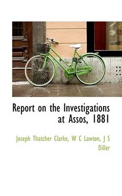 Book cover for Report on the Investigations at Assos, 1881