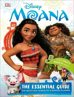 Book cover for Disney Moana The Essential Guide
