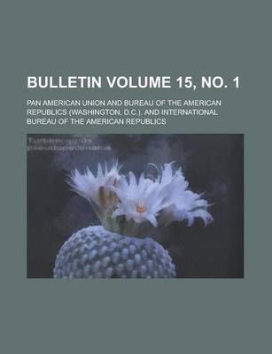 Book cover for Bulletin Volume 15, No. 1