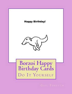 Book cover for Borzoi Happy Birthday Cards