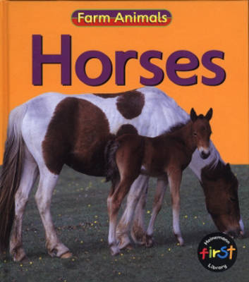 Book cover for Farm Animals: Horses Paperback