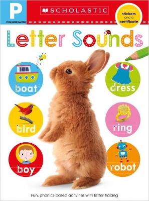 Cover of Letter Sounds Pre-K Workbook: Scholastic Early Learners (Skills Workbook)
