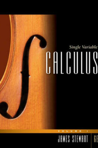 Cover of Single Variable Calculus, Volume I