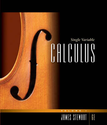 Book cover for Single Variable Calculus, Volume I