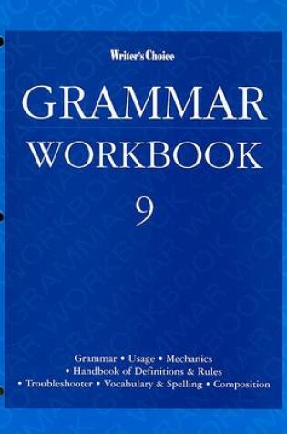 Cover of Writers Choice:Grammar G.9 '96 -Wk Bk SE