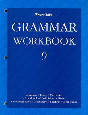 Book cover for Writers Choice:Grammar G.9 '96 -Wk Bk SE