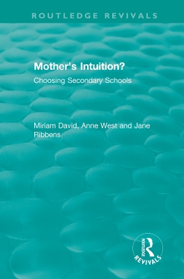 Book cover for Mother's Intuition? (1994)