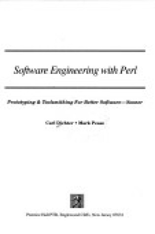 Cover of Software Engineering With PERL