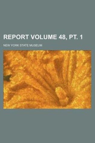 Cover of Report Volume 48, PT. 1