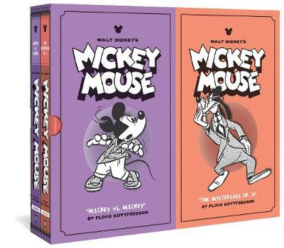 Book cover for Walt Disney's Mickey Mouse Gift Box Set: Mickey vs. Mickey and the Mysterious Dr. X