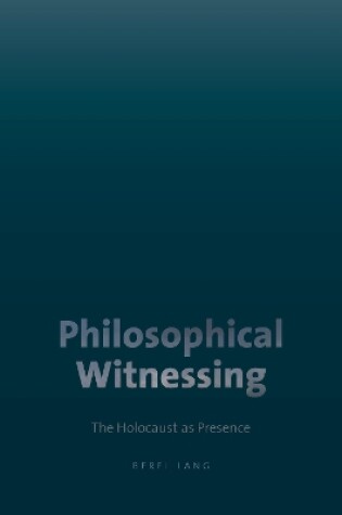 Cover of Philosophical Witnessing