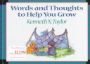 Book cover for Words and Thoughts to Help You Grow