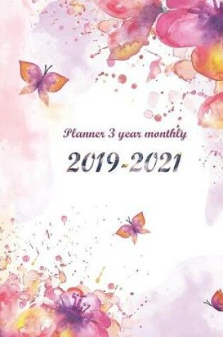 Cover of Planner 3 Year Monthly 2019-2021