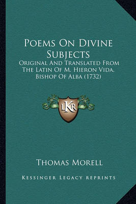 Book cover for Poems on Divine Subjects Poems on Divine Subjects