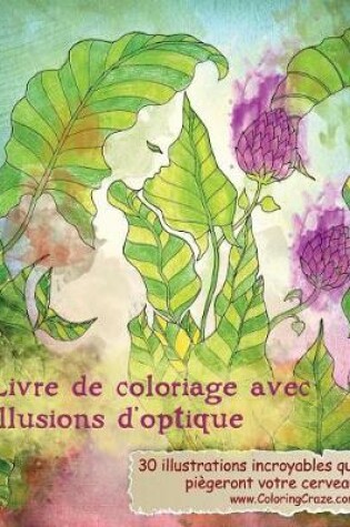 Cover of Livre de coloriage avec illusions d'optique