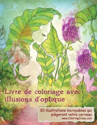 Book cover for Livre de coloriage avec illusions d'optique