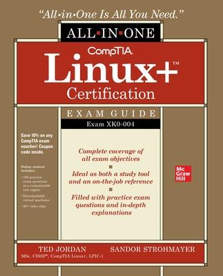 Book cover for CompTIA Linux+ Certification All-in-One Exam Guide: Exam XK0-004