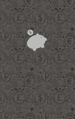 Book cover for (Gray) Smart Piggy Monthly Household Budget Planner, 24 Months Expense Write-in Notebook