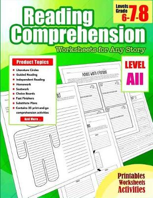 Book cover for Reading Comprehension 7th Grade