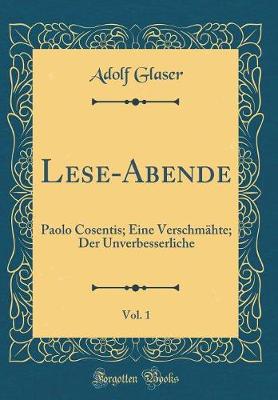 Book cover for Lese-Abende, Vol. 1