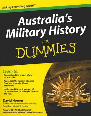 Book cover for Australia's Military History For Dummies