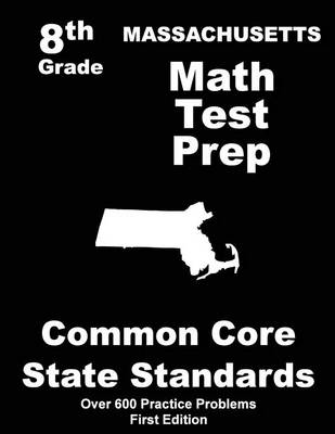 Book cover for Massachusetts 8th Grade Math Test Prep