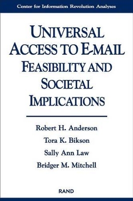 Book cover for Universal Access to E-Mail