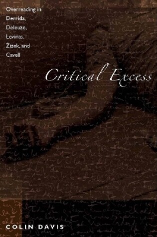 Cover of Critical Excess