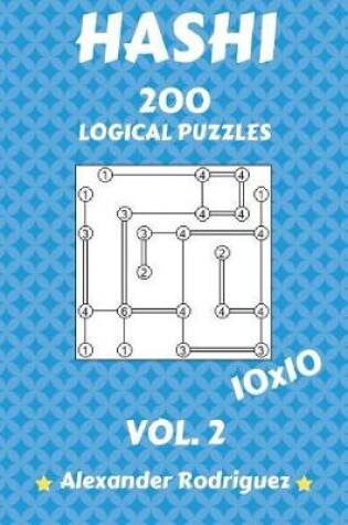 Cover of Hashi Logical Puzzles 10x10 - 200 vol. 2