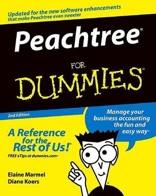 Book cover for Peachtree For Dummies