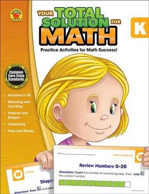 Book cover for Your Total Solution for Math, Grade K