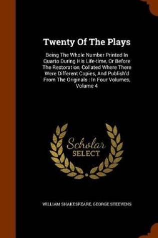 Cover of Twenty of the Plays