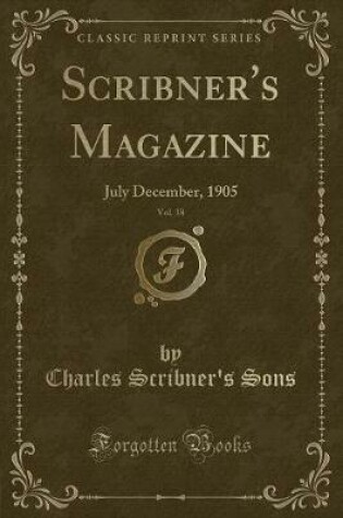 Cover of Scribner's Magazine, Vol. 38