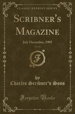 Book cover for Scribner's Magazine, Vol. 38