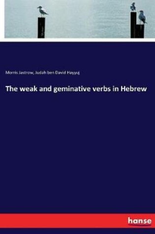 Cover of The weak and geminative verbs in Hebrew