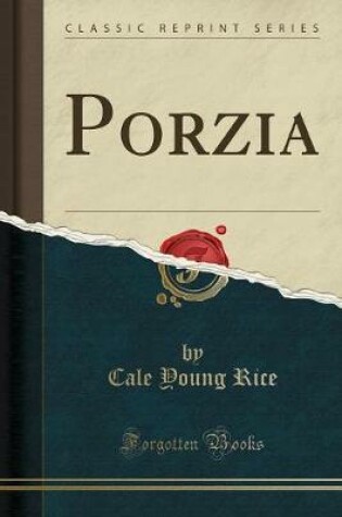 Cover of Porzia (Classic Reprint)