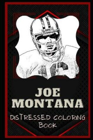 Cover of Joe Montana Distressed Coloring Book