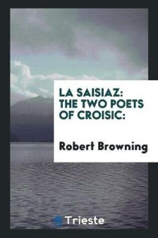 Cover of La Saisiaz