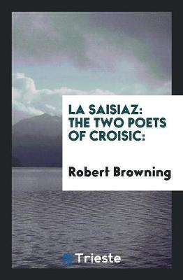 Book cover for La Saisiaz