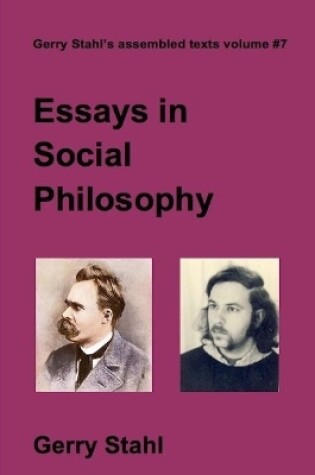 Cover of Essays In Social Philosophy