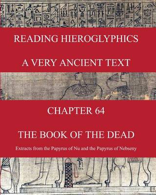 Book cover for READING HIEROGLYPHICS - A Very Ancient Text