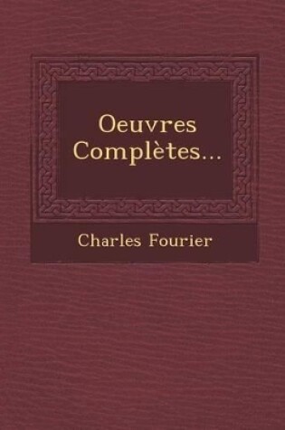 Cover of Oeuvres Completes...