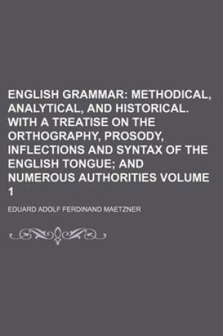 Cover of English Grammar Volume 1