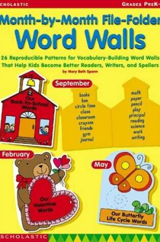 Cover of Month-by-Month File-Folder Word Walls